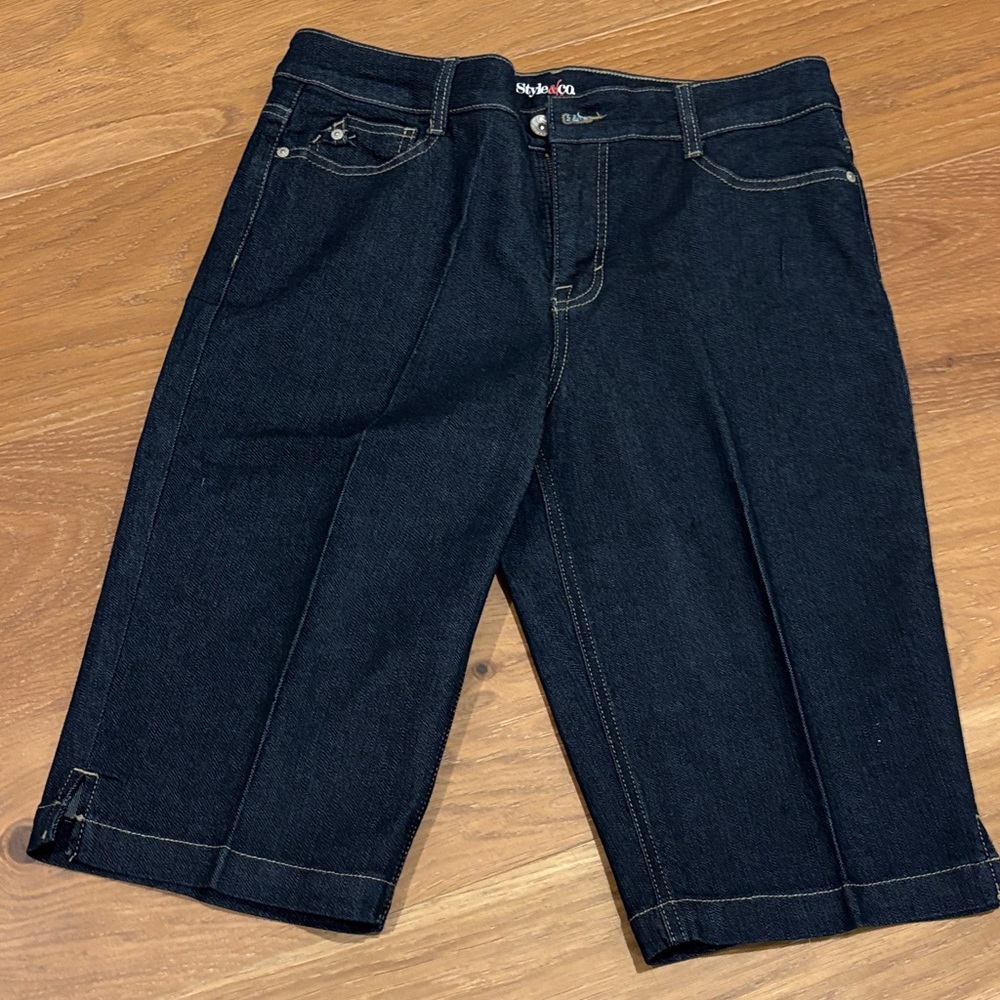 Style & Co. Women's Dark Blue Bermudas
